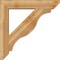 Ekena Millwork Funston Slat Rough Sawn Bracket w/ Offset Brace, Western Red Cedar, 8"W x 42"D x 42"H BKT0806X42X42FST06RWR - alternate 3
